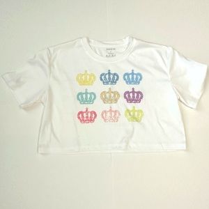 Senior Elite crown cropped tee